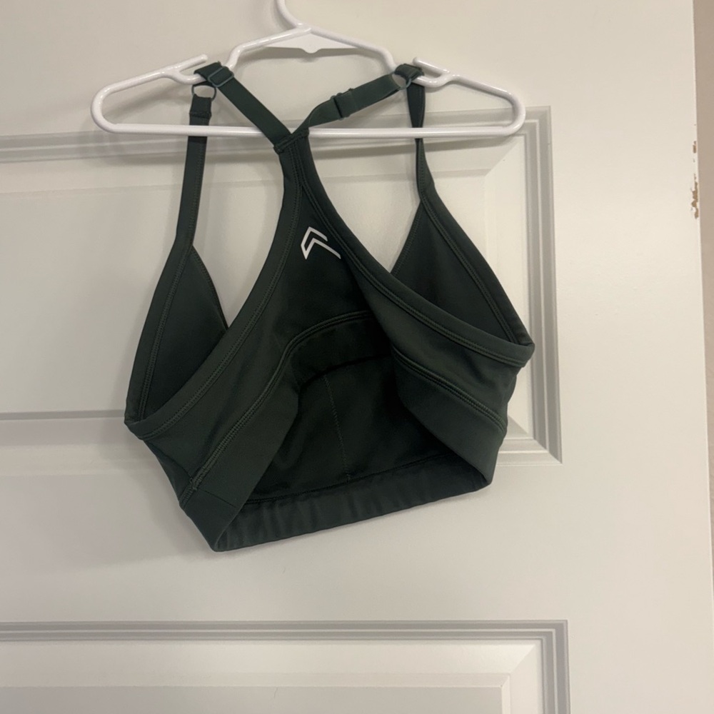 Women's Green Sports Bra